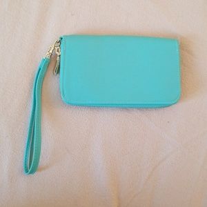 Turquoise Wristlet